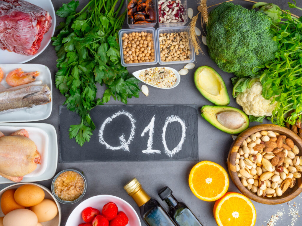 Lebensmittel, die einen hohen Wert an Coenzym Q10 aufweisen.