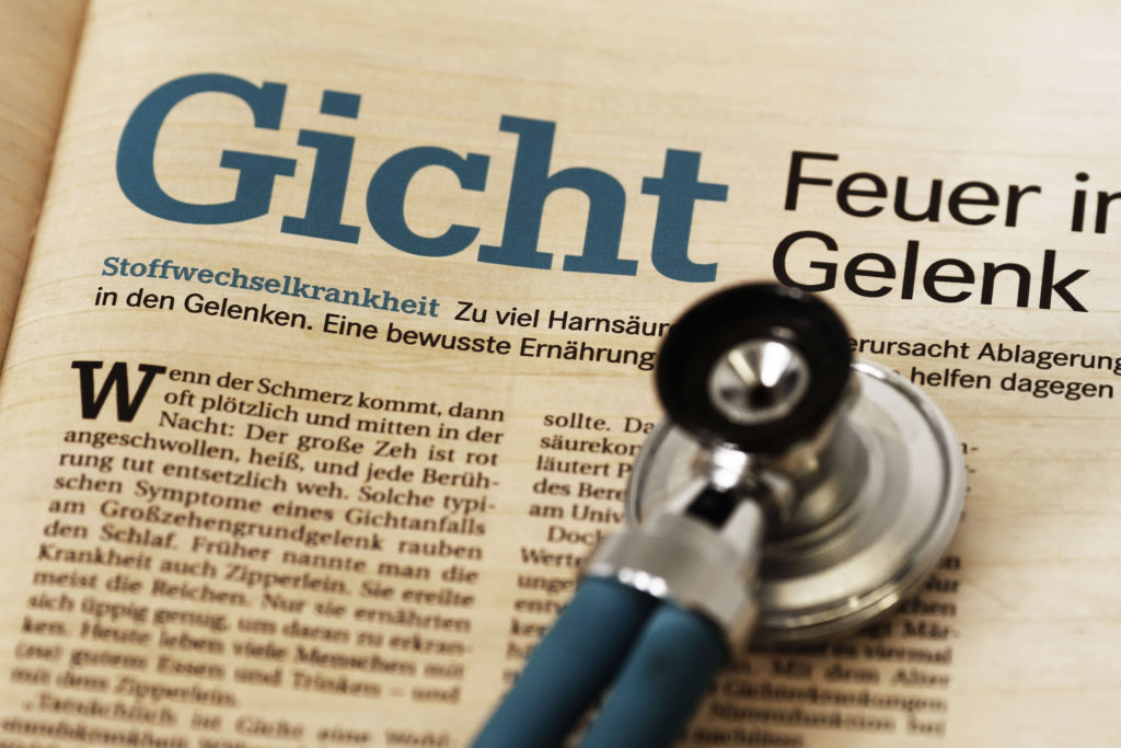 Zeitungsartikel ueber Gicht