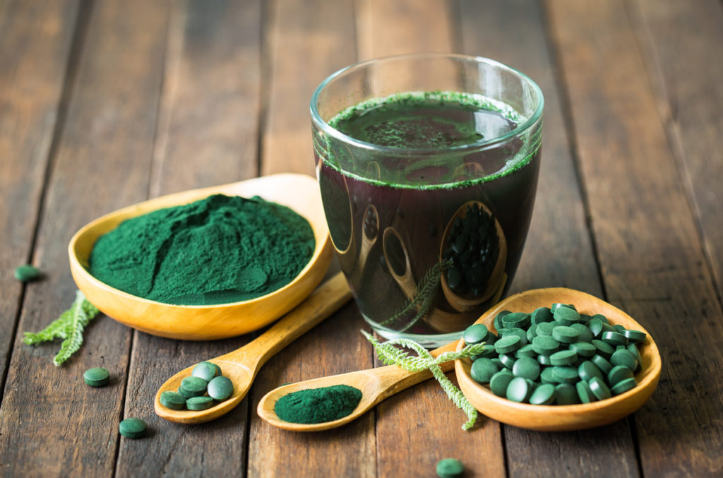 Spirulina Grünalge